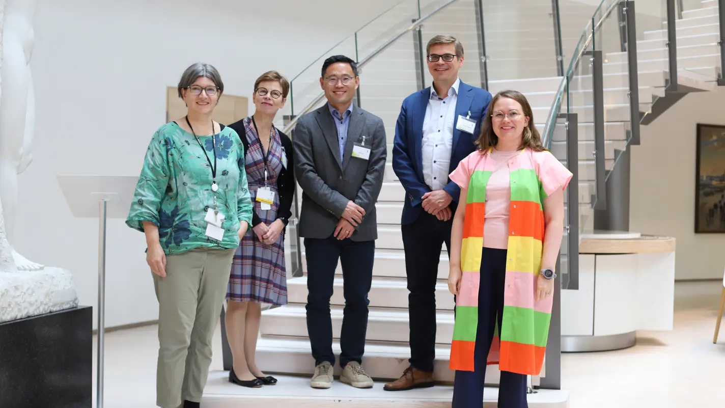 Susbinco steering group leaders at the Biofore House.