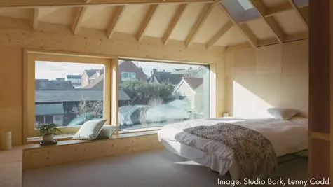 Putting a roof on carbon through wood construction