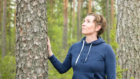 Behind the scenes:    Ymp&#xE4;rist&#xF6;p&#xE4;&#xE4;llikk&#xF6; Sanna Kontinen tuntee tehtaiden ymp&#xE4;rist&#xF6;asiat, puun alkuper&#xE4;n ja WISA-vanerin hiilijalanj&#xE4;ljen