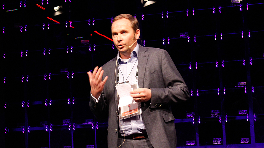 Petteri Kalela at Smart & Clean Future Slush side event.