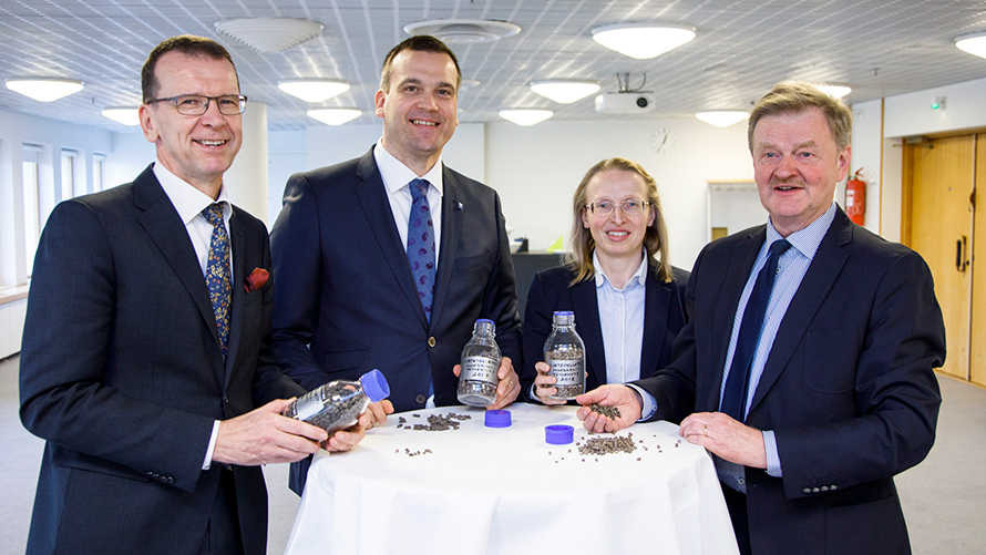 Esa Laurinsilta (UPM), Jari Pentinmäki (Yara), Katja Viitikko (UPM), Raimo Kauppila (Yara)