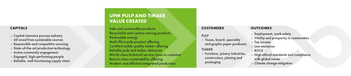 UPM Pulp and Timber value creation